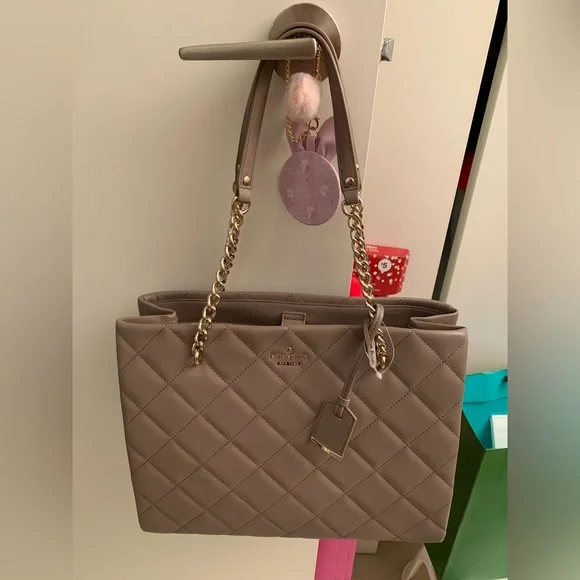 🆕 new KATE SPADE Emerson Place Phoebe Shoulder Bag - Porcini - Picture 3 of 13